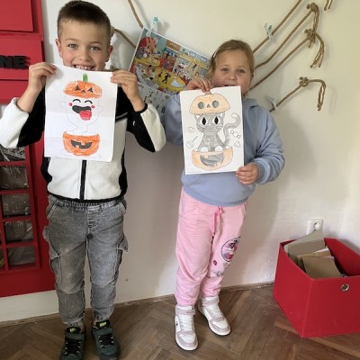 Halloweenský týden výuky