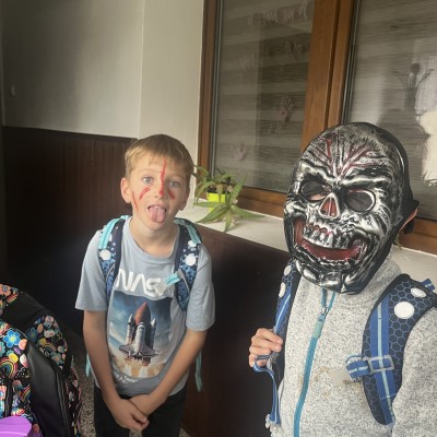 Halloweenský týden výuky