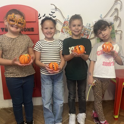 Halloweenský týden výuky