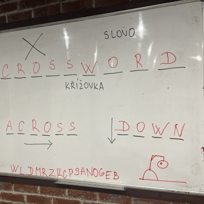 Výuka slovíček formou křížovky