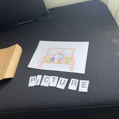 Obrázek a slovní skládanka