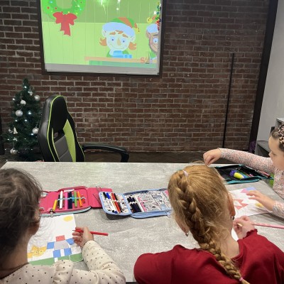 Vánoční atmosféra při učení