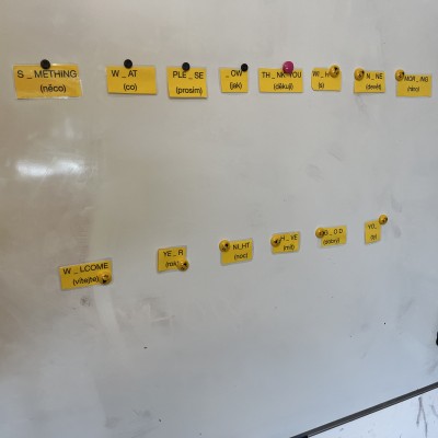 Doplňování chybějících písmen